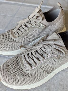 Flexi Gold Sparkle shoes